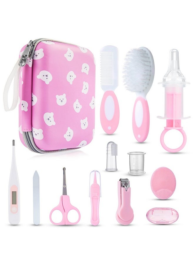 Rooming And Health Kit, Lictin Safety Care Set, Newborn Nursery Health Care Set With Hair Brush,Comb,Nail Clippers And More For Newborn Infant Toddlers Baby Girls