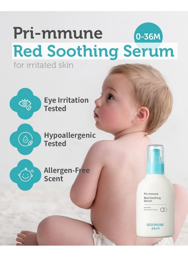 Pri-Mmune Red Soothing Serum - Korean Baby Soothing Serum - Lightweight Gel Lotion - Refreshing & Cooling Gel For Instant Skin Relief For Newborns, Babies And Toddlers, 5.07 Fl.Oz.