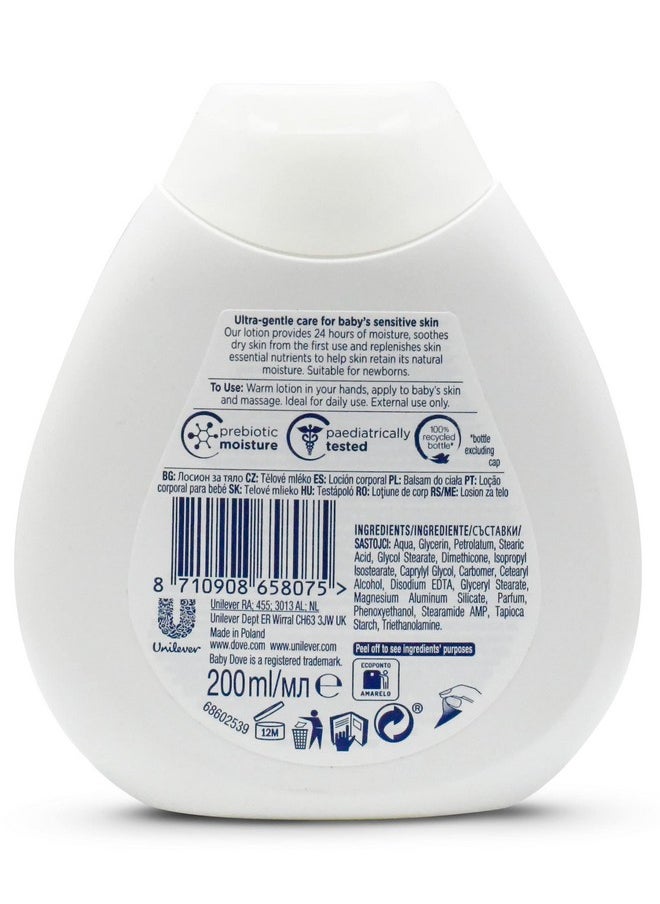 Dove Lotion, Rich Moisture, Sensitive Skin Care - 6.5 Ounce (Pack Of 3)