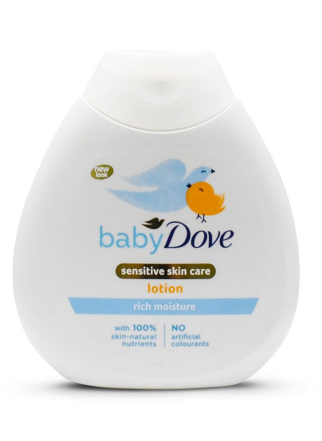 Dove Lotion, Rich Moisture, Sensitive Skin Care - 6.5 Ounce (Pack Of 3)