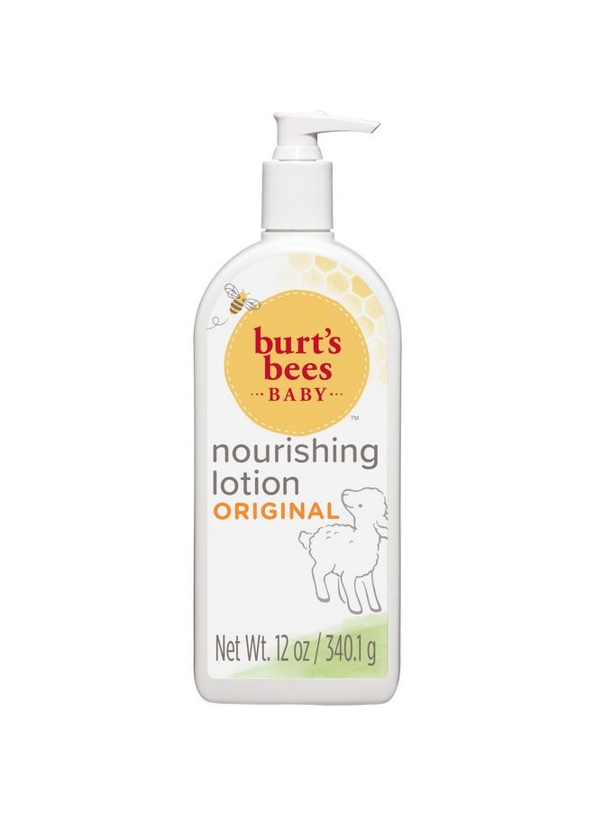 Lotion For Sensitive Skin, Nourishing Baby Care, Non-Irritating, Original Scent, 12 Ounce