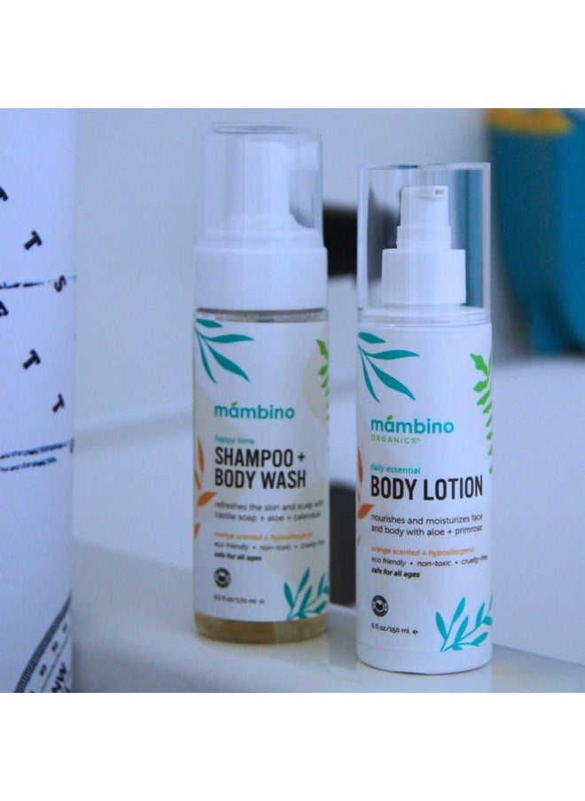 Daily Essential Face And Body Lotion, Coconut + Primrose, 5 Fluid Ounces