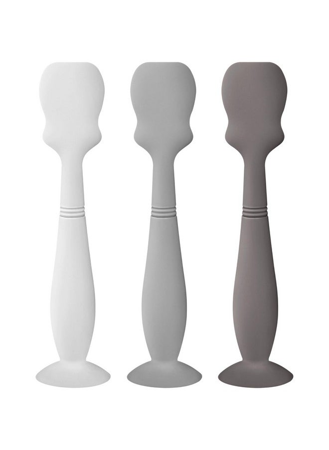 Diaper Cream Spatula, Soft Silicone Baby Diaper Cream Applicator For Baby Butt Paste Spatula Brush, Full Size Diaper Spatula With Suction Base (Color 3)