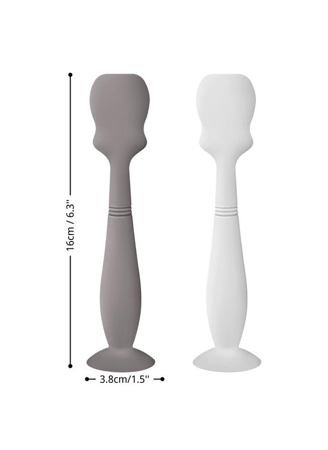 Diaper Cream Spatula, Soft Silicone Baby Diaper Cream Applicator For Baby Butt Paste Spatula Brush, Full Size Diaper Spatula With Suction Base (Color 3)