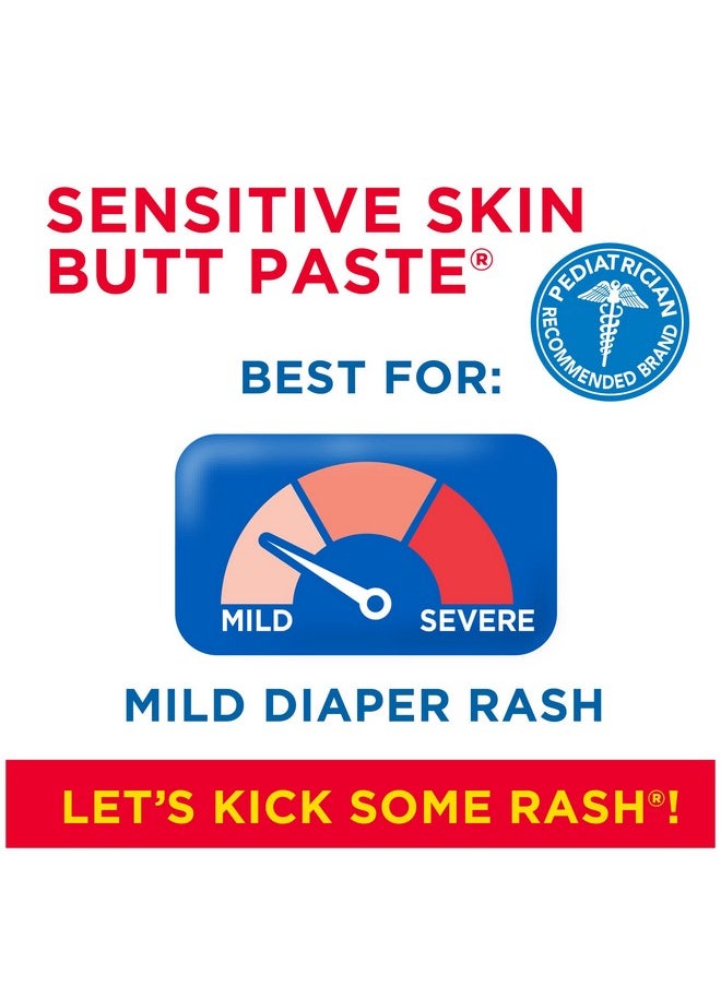 For Sensitive Skin Diaper Rash Cream, Ointment For Baby, 14 Oz Flip Top Jar