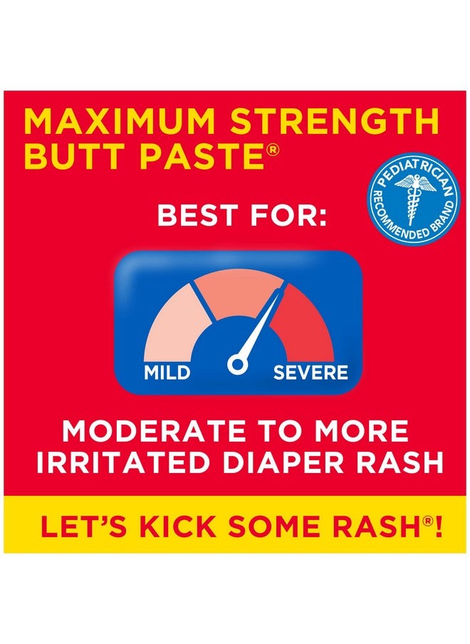 Maximum Strength Diaper Rash Cream, Ointment For Baby, 4 Oz Tube