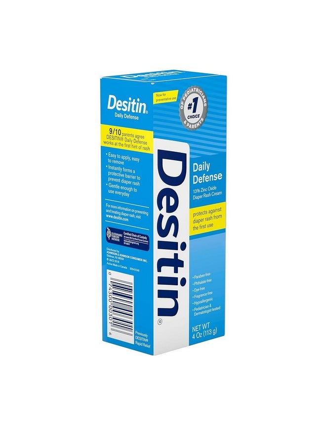 Rapid Relief Zinc Oxide Diaper Rash Cream 4 Oz (Pack Of 3)