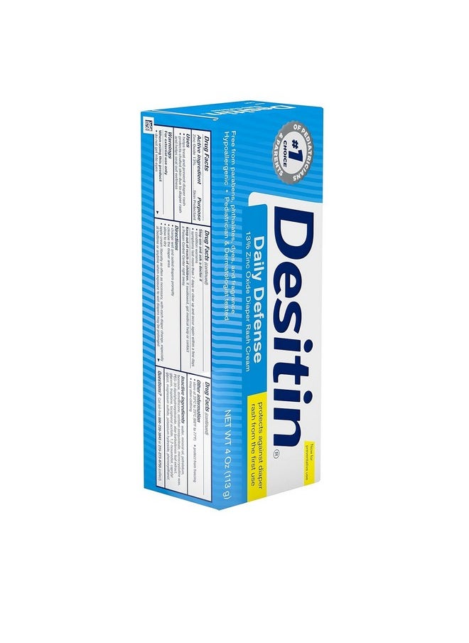 Rapid Relief Zinc Oxide Diaper Rash Cream 4 Oz (Pack Of 3)