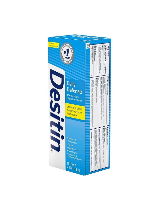 Rapid Relief Zinc Oxide Diaper Rash Cream 4 Oz (Pack Of 3)