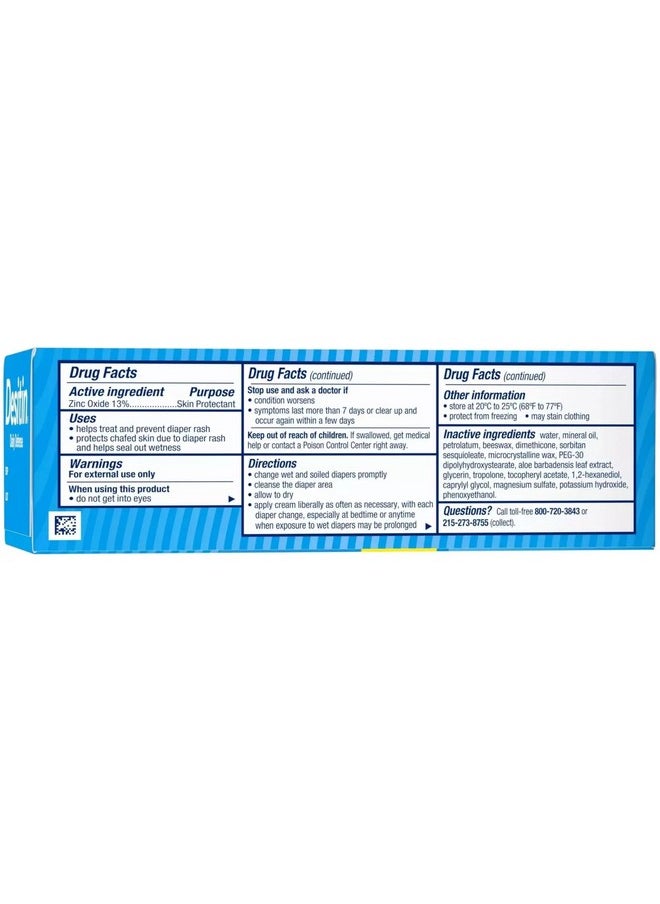 Rapid Relief Zinc Oxide Diaper Rash Cream 4 Oz (Pack Of 3)