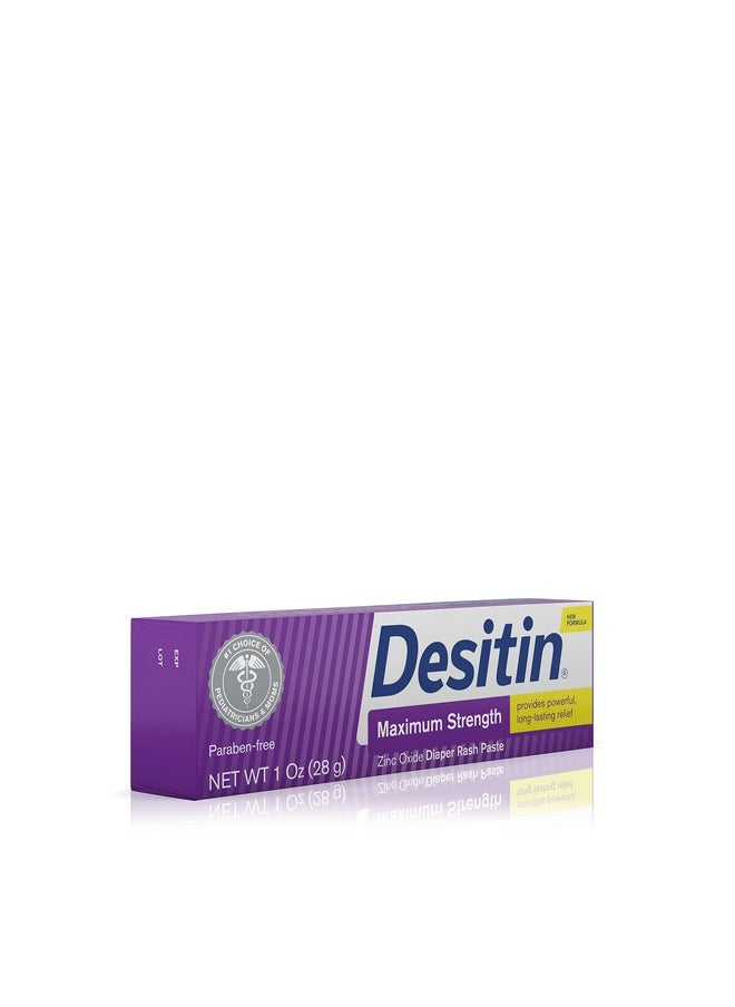 Diaper Rash Ointment Desitin Maximum Strength Original Paste For Diaper Rash, 1 Oz