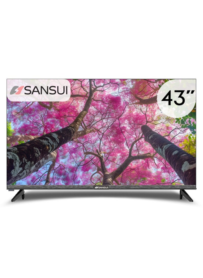 SANSUI 43 INCH ultra slim smart tv- SS43LTA502