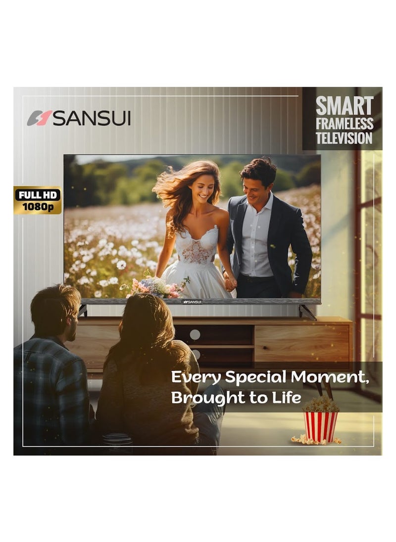 SANSUI 43 INCH ultra slim smart tv- SS43LTA502