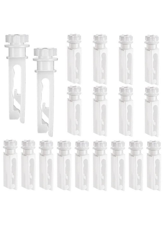 Vertical Blind Stem Replacement White Stems For Vertical Window Blind Vertical Blind Carrier Stem Vertical Blinds Curtain Accessories (12 Pieces)