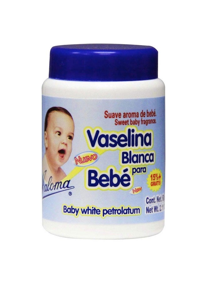 Baby White Petrolatum Vaselina Blanca For Babies, 60Gr, 2.11Oz (1 Pack)