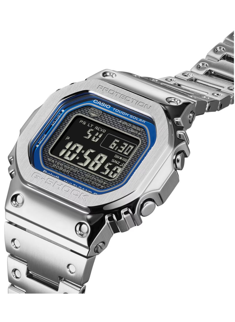 Digital Bluetooth Stainless Steel Watch GMW-B5000D-2