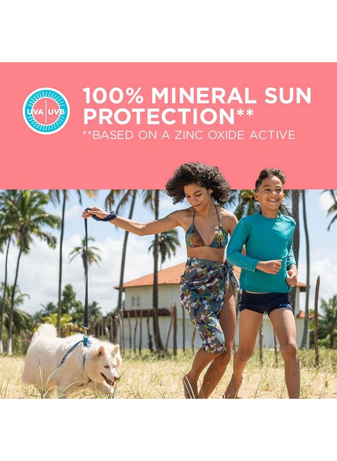 Kids Roll On Sunscreen Lotion Spf 50, Kids Sunscreen With Blue Color, Tear Free Sunscreen With Zinc Oxide Sun Protection, 2.5 Fl Oz Tube