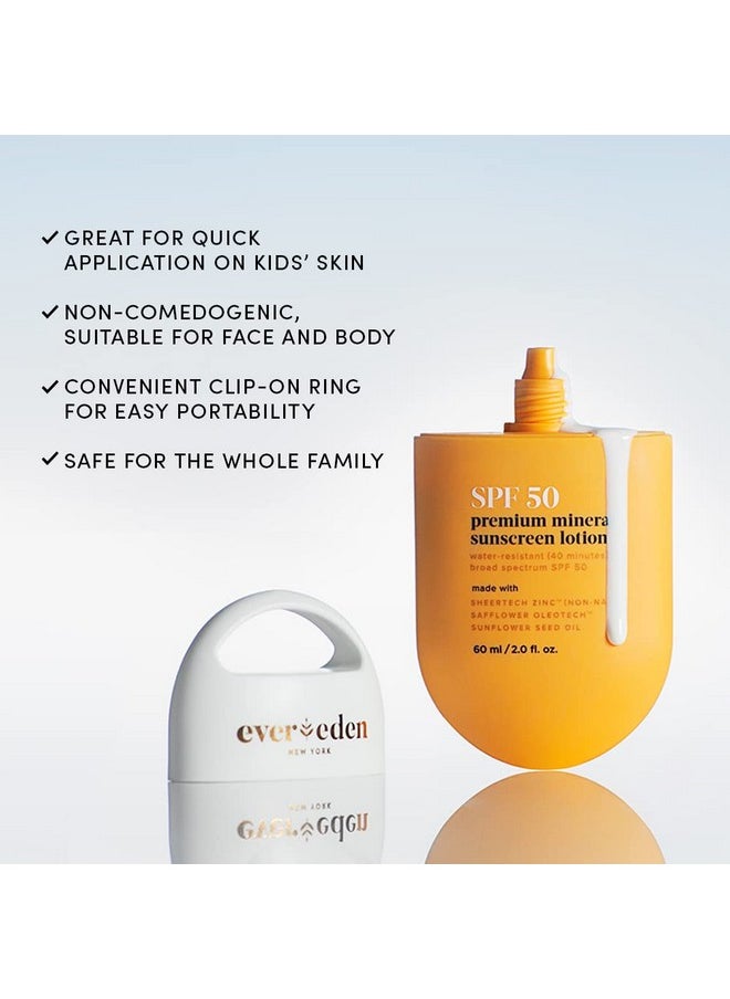 Kids Sunscreen Spf 50: Premium Mineral Sunscreen For Toddlers, Kids, And Whole Family - Uva/Uvb Protection, Non-Toxic, Water-Resistant - Suitable For Face And Body - Fsa Eligible