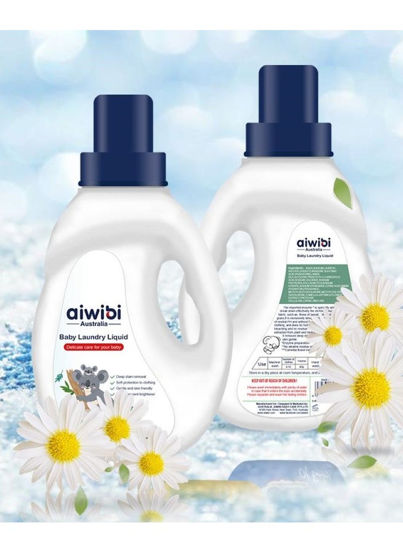 Aiwibi Baby Laundry Liquid 1000ml-Pack of 2