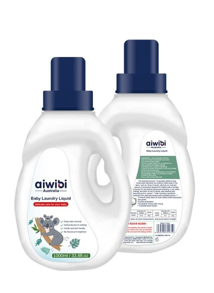 Aiwibi Baby Laundry Liquid 1000ml-Pack of 2