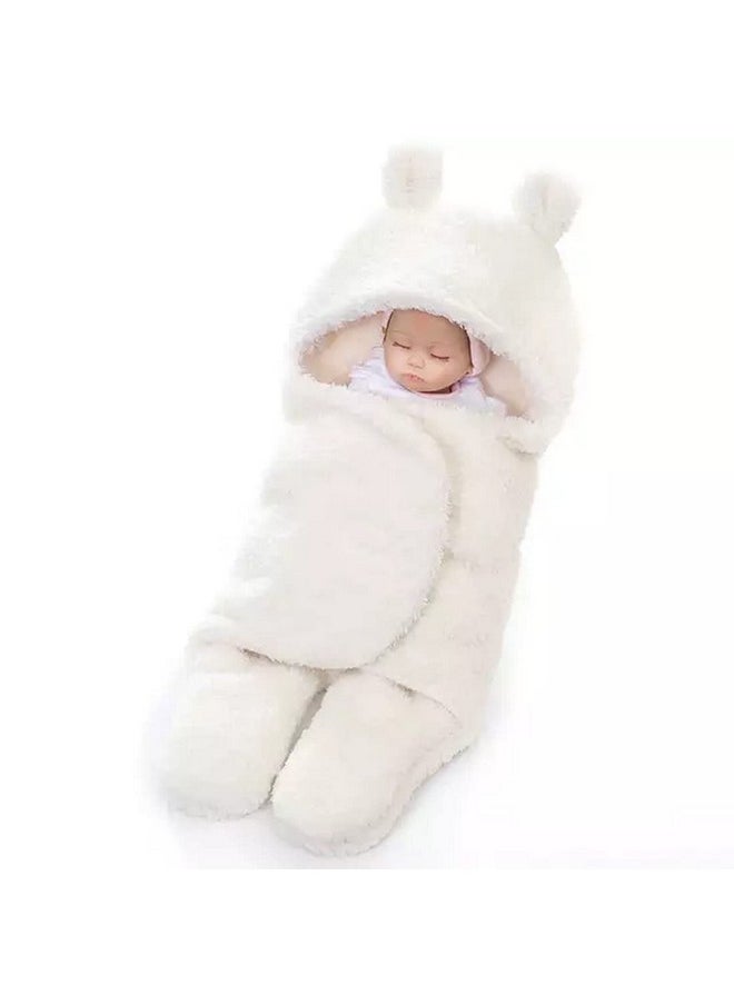 Baby Blankets New Born Combo Pack Of Hooded Wrapper Sleeping Bag And Baby Bath Towel For 0-6 Months Baby Boys And Baby Girls Pack Of 2