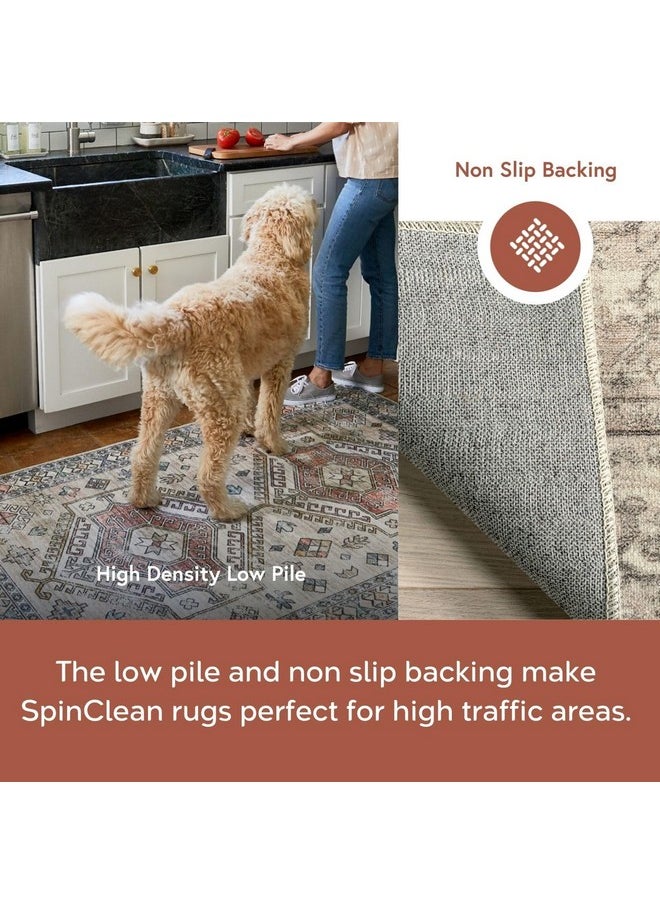 Birv06 Area Rug, 2' X 3', Grey/Tan