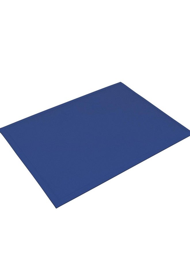 Soft Tatami Mat Area Rug Pad Non-Slip Memory Foam Carpet Large Playmats For Kids Crawling Mat Anti-Skid Doormats Living Room Bedroom Mat Women Gym Mat (Navy Blue)