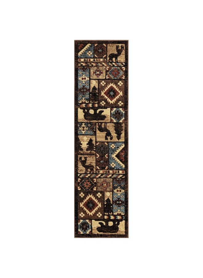 Buffalo Bear Area Rug, 1'10