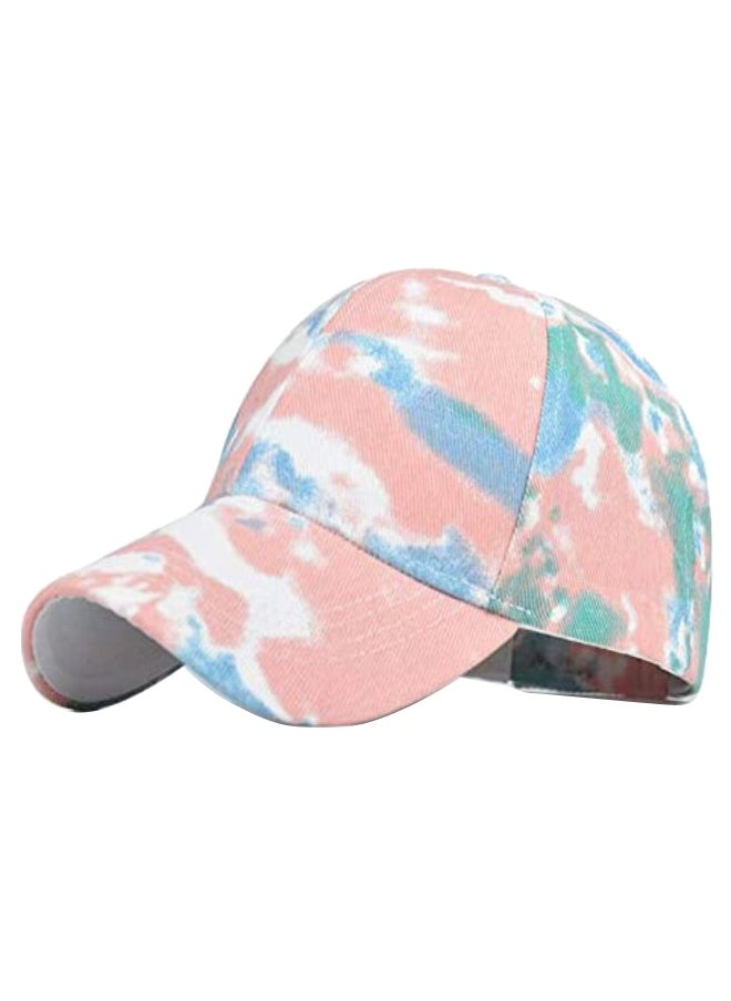 Tie-dyed Sun Hat Adjustable Baseball Hip Hop Cap Multicolor