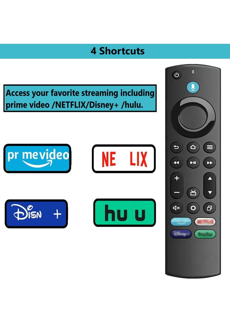 2024 New Replacement Voice Remote for All Toshiba/Pioneer/Insignia Smart TVs - Amazon TV Remote Replacement with Battery Included