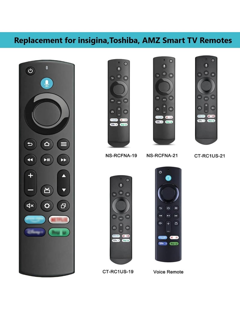 2024 New Replacement Voice Remote for All Toshiba/Pioneer/Insignia Smart TVs - Amazon TV Remote Replacement with Battery Included
