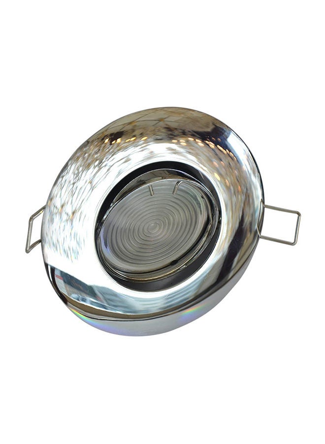 Round Movable Spot Light Chrome 10x3cm