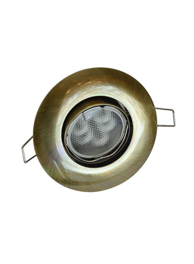 Round Movable Spot Light Gold 10x3centimeter