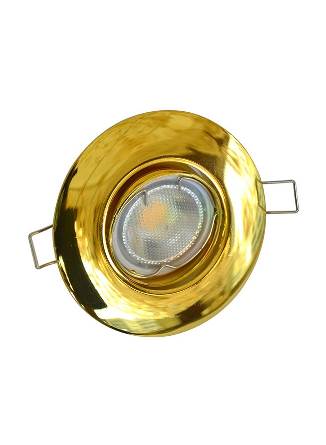 Spot Light Round Movable Gold 10x3centimeter