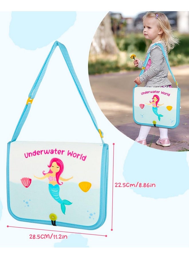 Toddler Busy Board,Montessori Toy For 1 2 3 4 Years Old Girls, Sensory Toys To Learn Fine Motor Skills,Educational Activities Busy Book For Airplane Car Travel