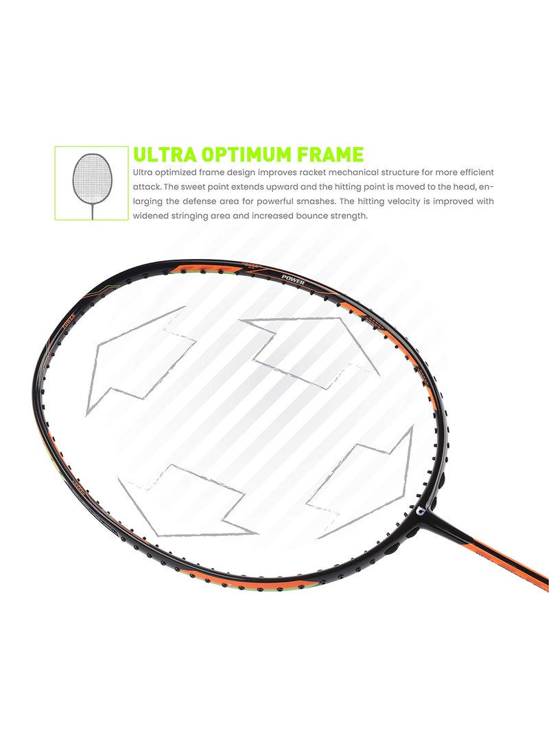 Dual Power & Speed Unstrung Badminton Racquet – High Tension, Ultra-Optimized Design with Full Cover