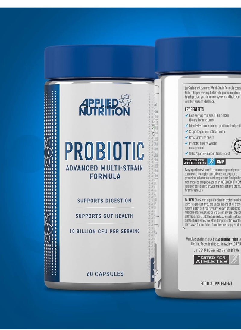 Probiotic Advance Multi-Strain Formula 60 Capsules 30 Serving