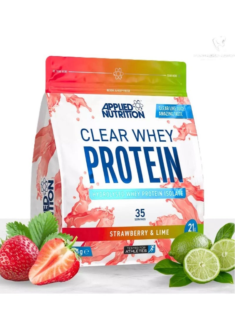 Applied Nutrition Clear Whey Protein, Strawberry & Lime, 875g