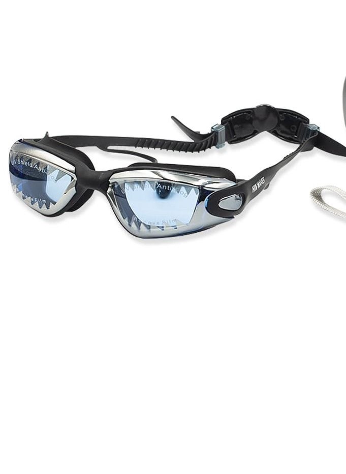 Swimming Goggles with BOX for Adults Anti fog and adjustable Swim Glass