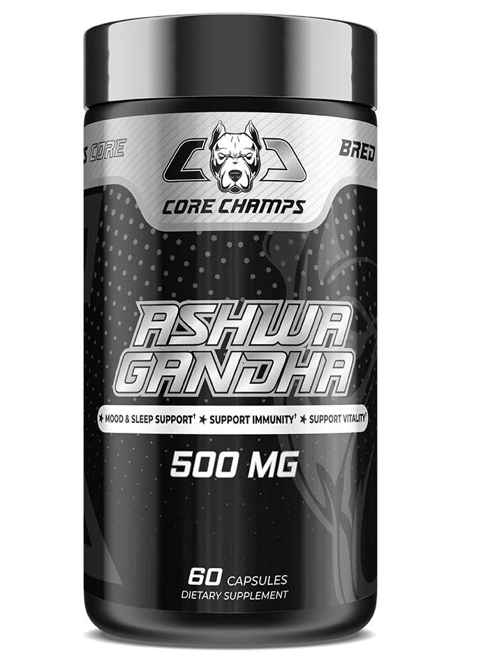 Core Champs Ashwagandha 500MG 60 Capsules