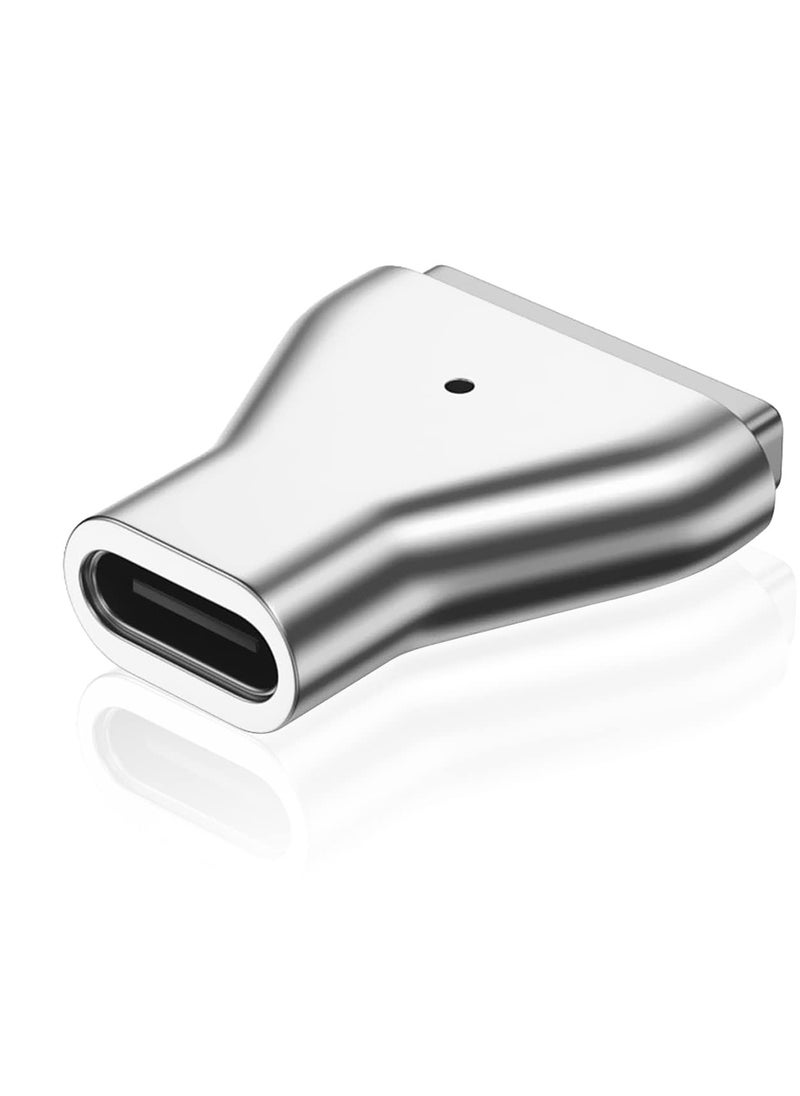 USB C to Magnetic T-Tip Adapter, Type-C to Magnetic 2 T-Head PD 100W Power Fast Charging Converter for 2013-2015 MacBook Pro Air