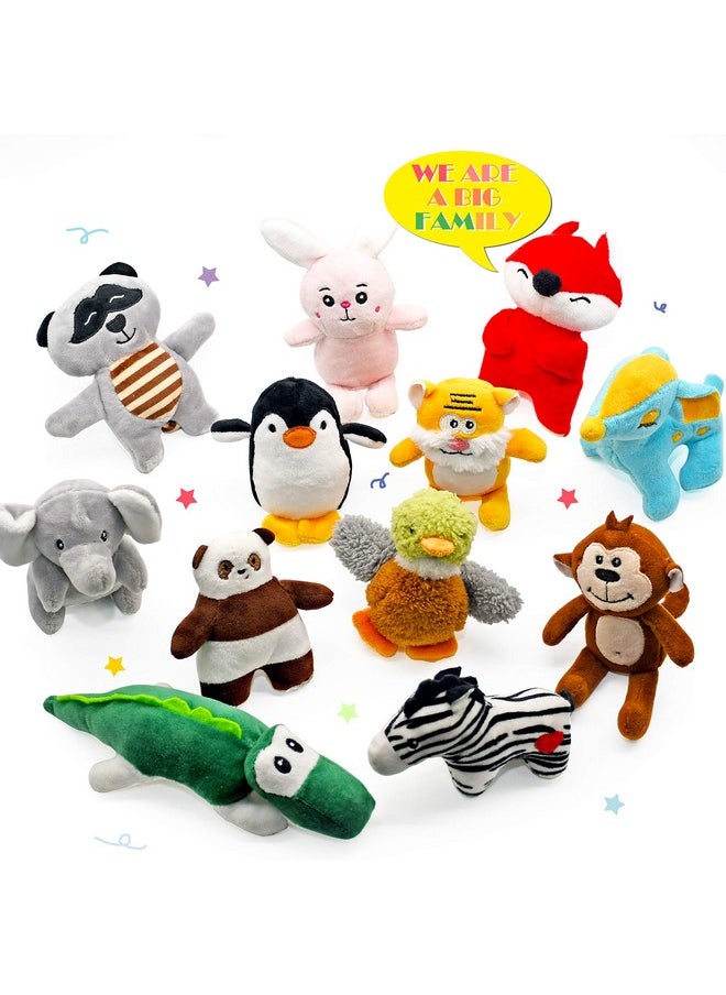 Dog Squeaky Toys For Small Dogs,Stuffed Animal Puppy Toys,Cute Puppy Chew Toys For Dog Teething Toys, Pet Toys For Small To Medium Dogs,Soft Dog Toys,Plush Dog Toy Pack 12 In Gift Box