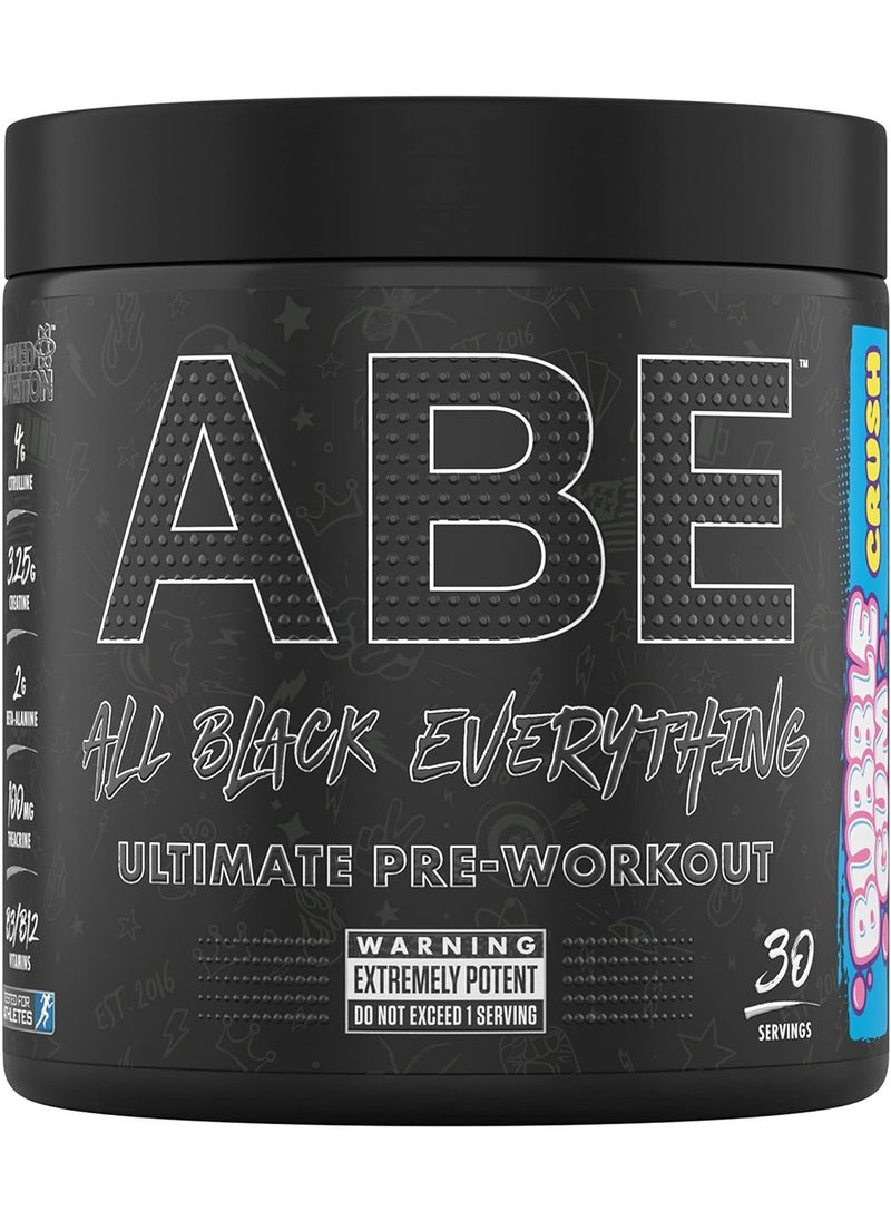 Applied Nutrition Abe Ultimate Pre-Workout, Bubble Gum Flavor, 315 G, 30 Serving