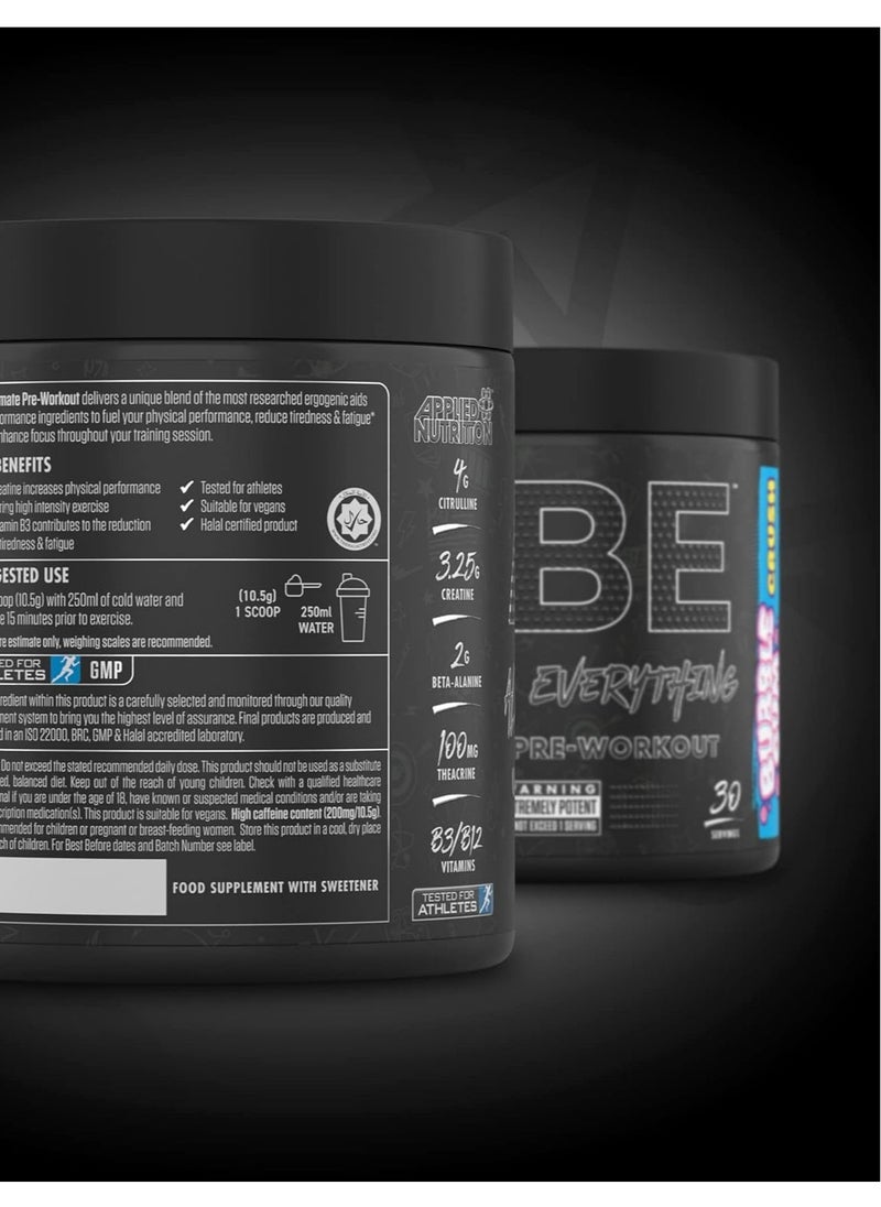 Applied Nutrition Abe Ultimate Pre-Workout, Bubble Gum Flavor, 315 G, 30 Serving