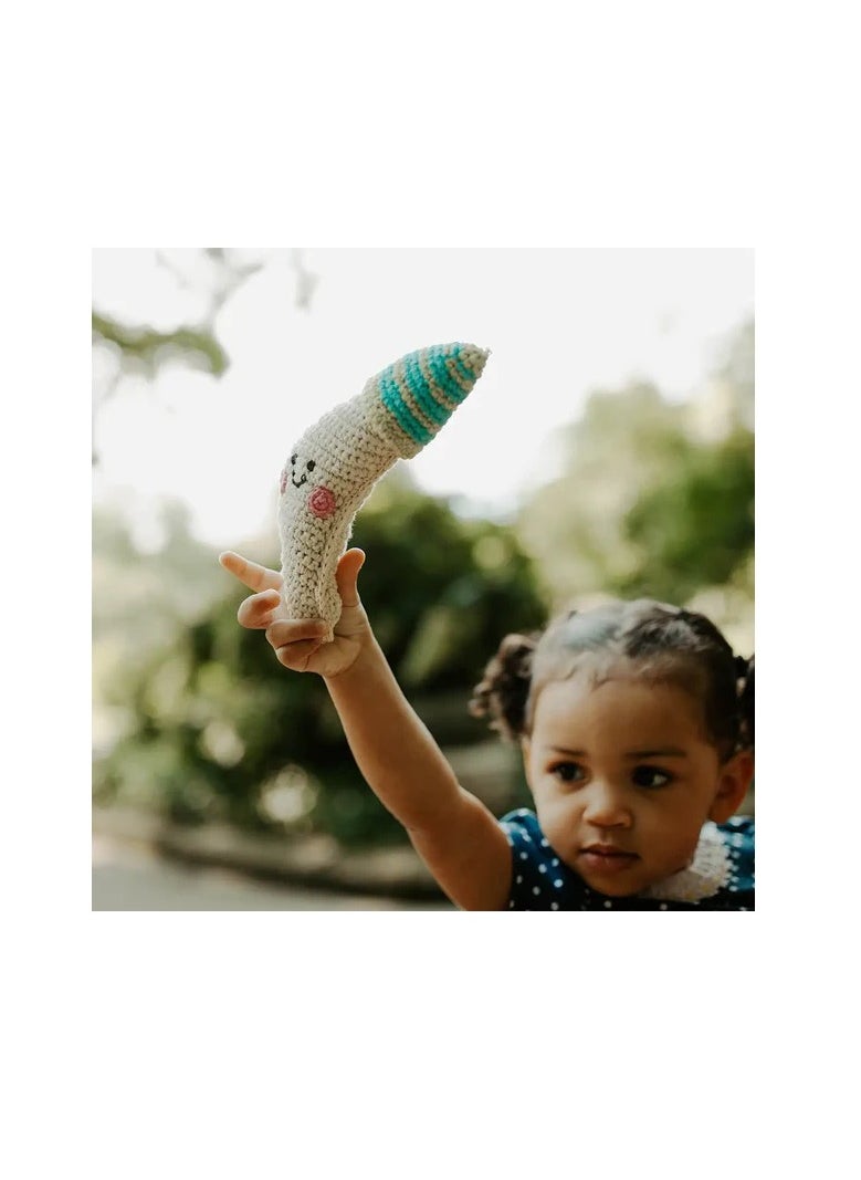 Pebble Handmade Moon Weather Crochet Fair Trade Imaginative Expressive Premium Stuffed Weather Soft Plush Toy- Gift for Kids- Easily Washable toy for little babies
