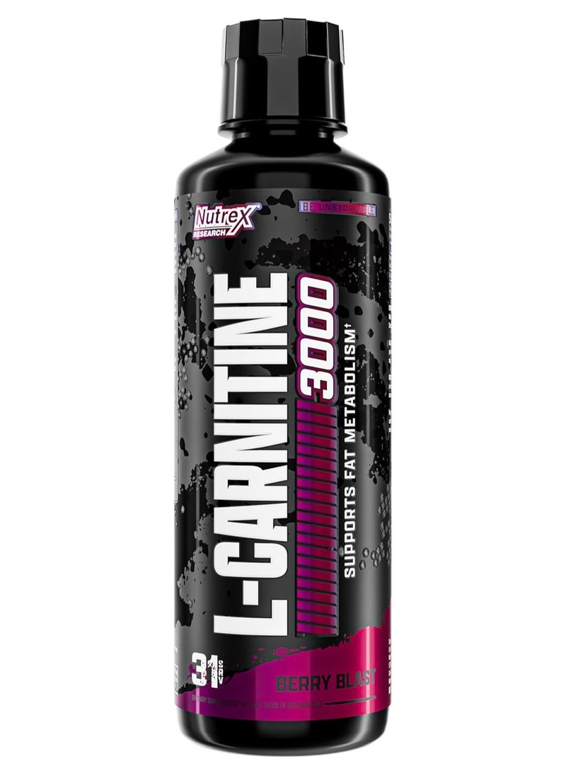 Nutrex Research Carnitine Liquid 3000 Berry Blast 465ml