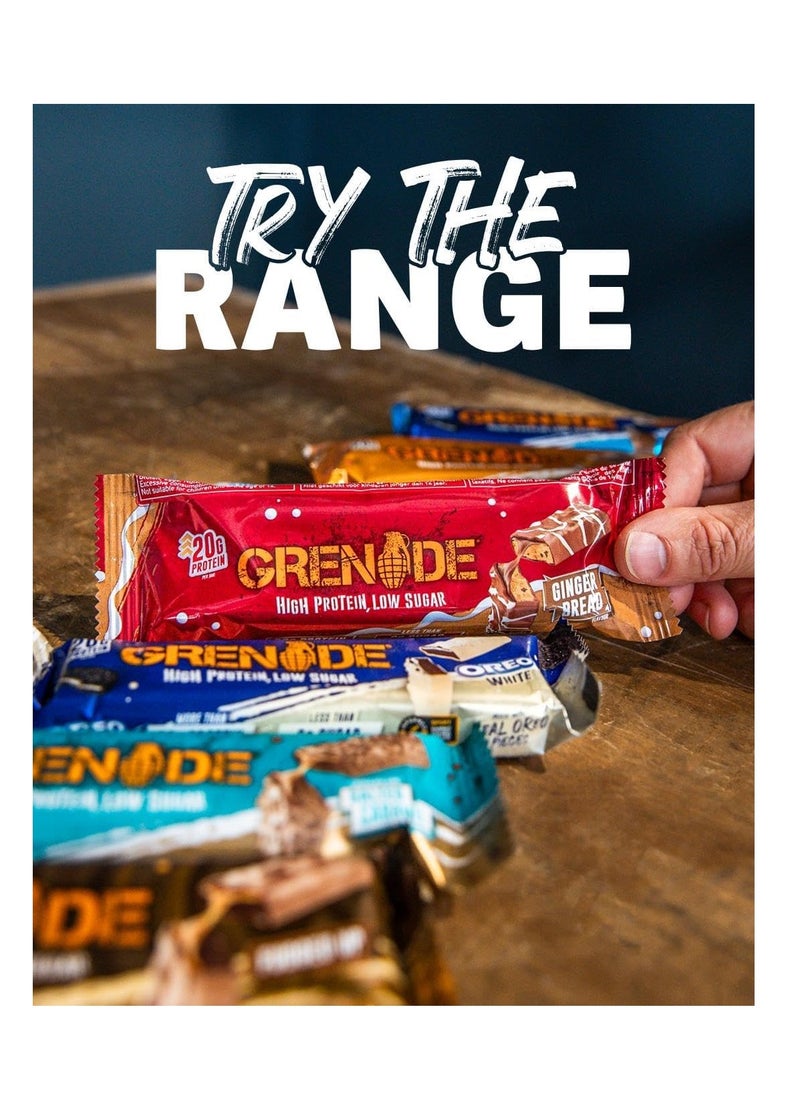 Grenade High Protein Low Sugar Bar Gingerbread 60g Pack of 12