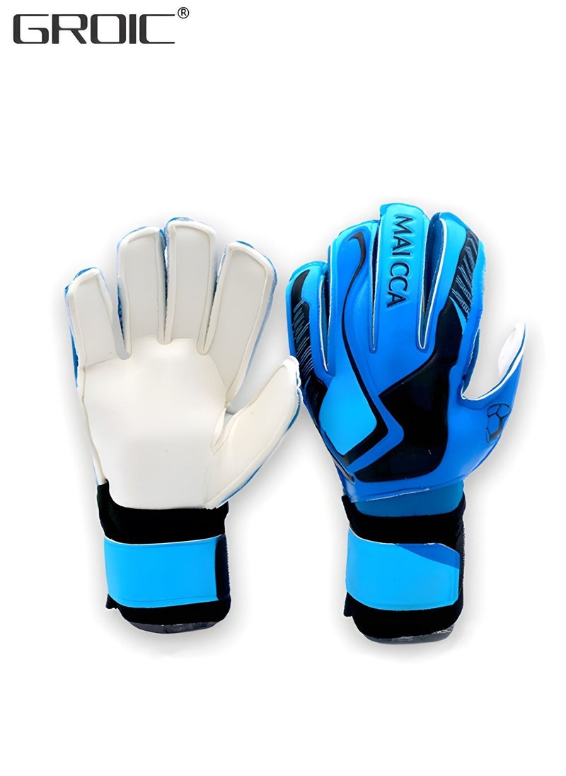 Soccer Goalie Goalkeeper Gloves,Football Gloves with Strong Grips Palms,Anti-Slip Gloves,Sports Protective Equipment