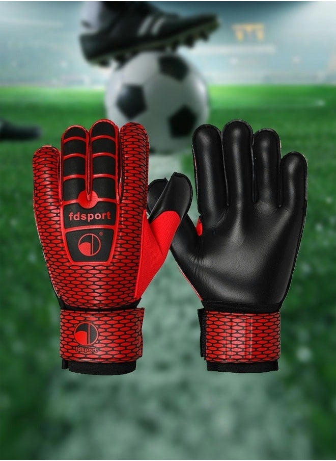 Goalie Gloves for Youth and Adult,Goalkeeper Kids with Finger Support,Soccer Men Women,Junior Keeper Football Training Match