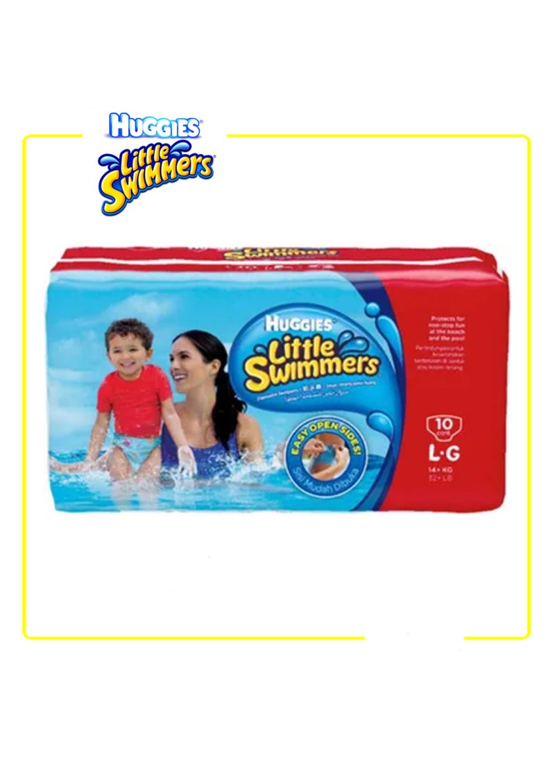 Little Swimmers Swim Pants - Large - 14+kg - 10 count